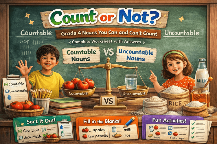 Count or Not? Grade 4 Nouns You Can and Can’t Count