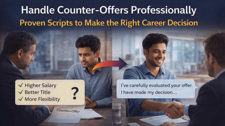 Counter Offer Graphics Counter-Offer Strategy Guide for Working Professionals 2026