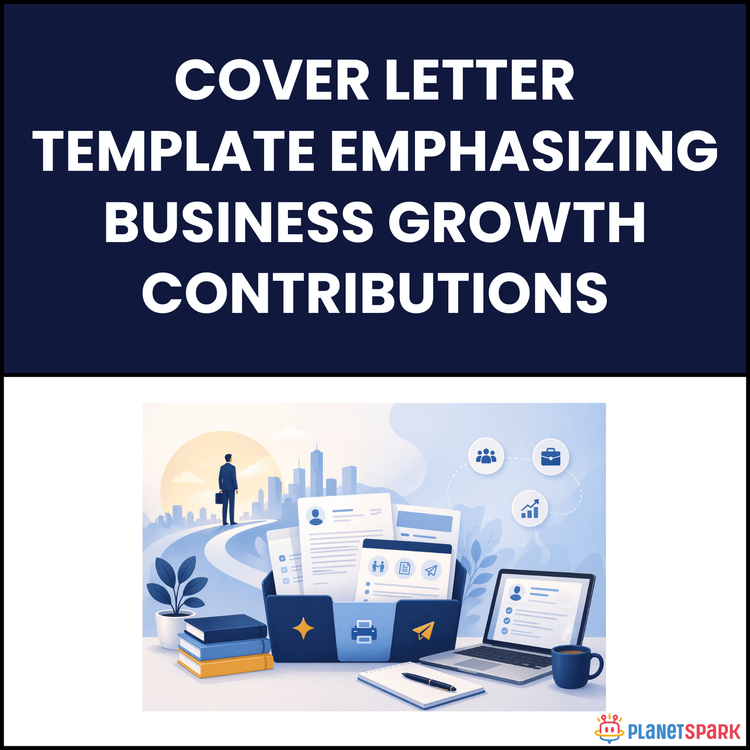 Cover Letter Template Emphasizing Business Growth Contributions