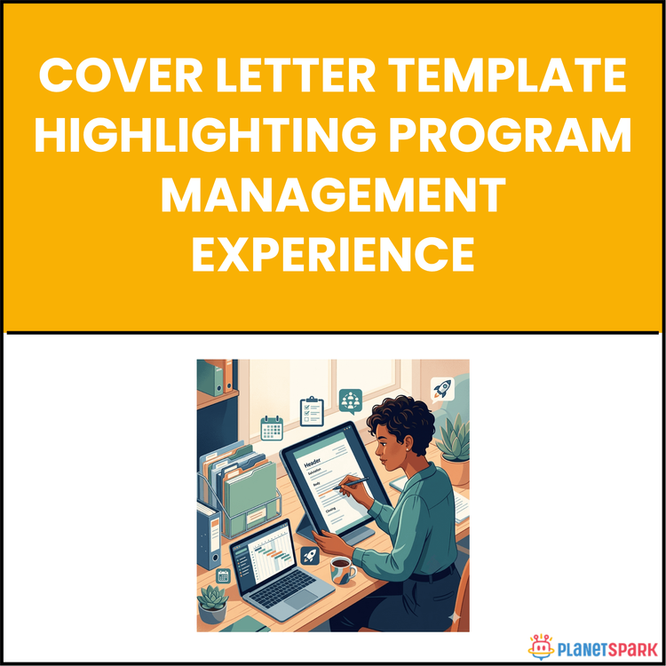 Cover Letter Template Highlighting Program Management Experience