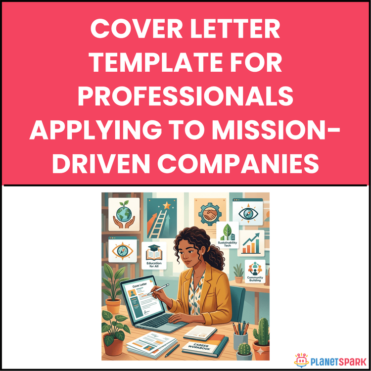 Cover Letter Template on Professionals Applying to Mission-Driven Companies