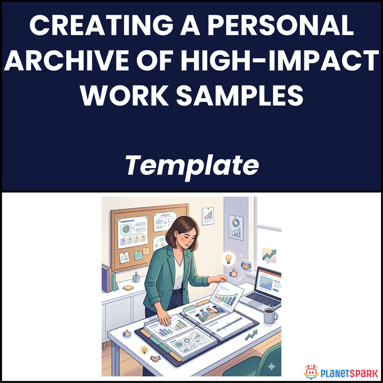 Creating a Personal Archive of High-Impact Work Samples