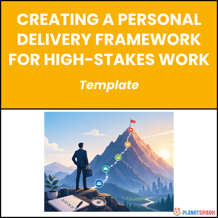 Creating a Personal Delivery Framework for High-Stakes Work