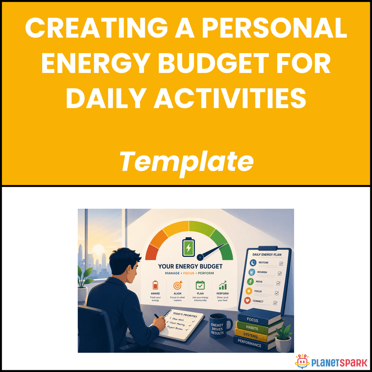 Creating a Personal Energy Budget for Daily Activities