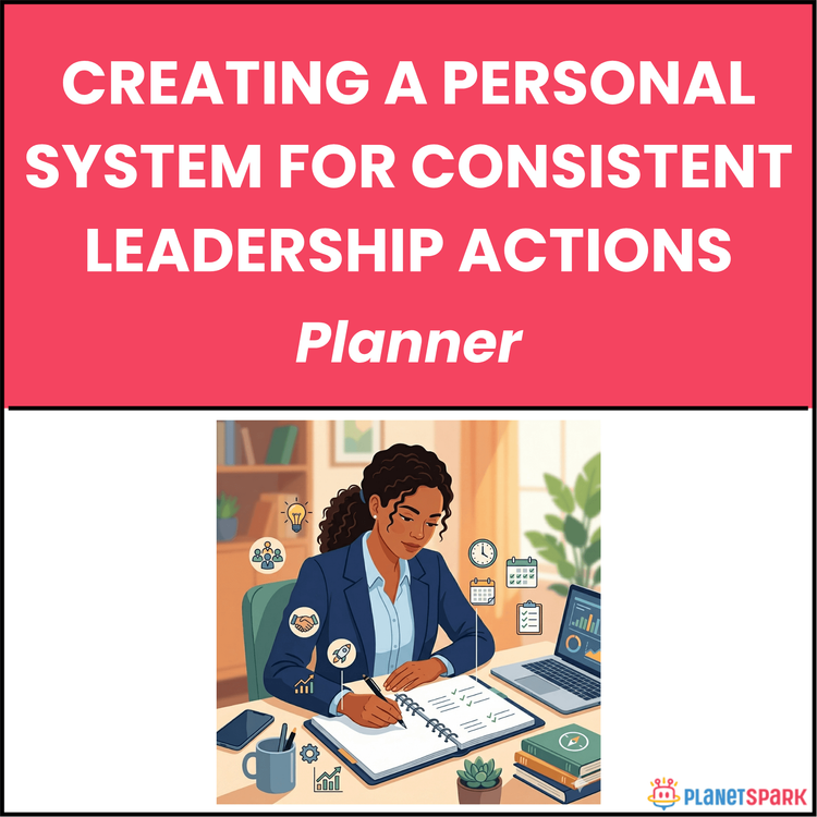 Creating a Personal System for Consistent Leadership Actions