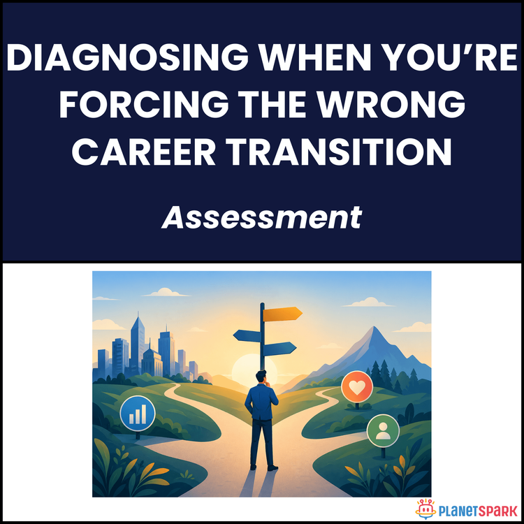 Diagnosing When You’re Forcing the Wrong Career Transition