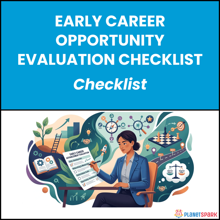 Early Career Opportunity Evaluation Checklist
