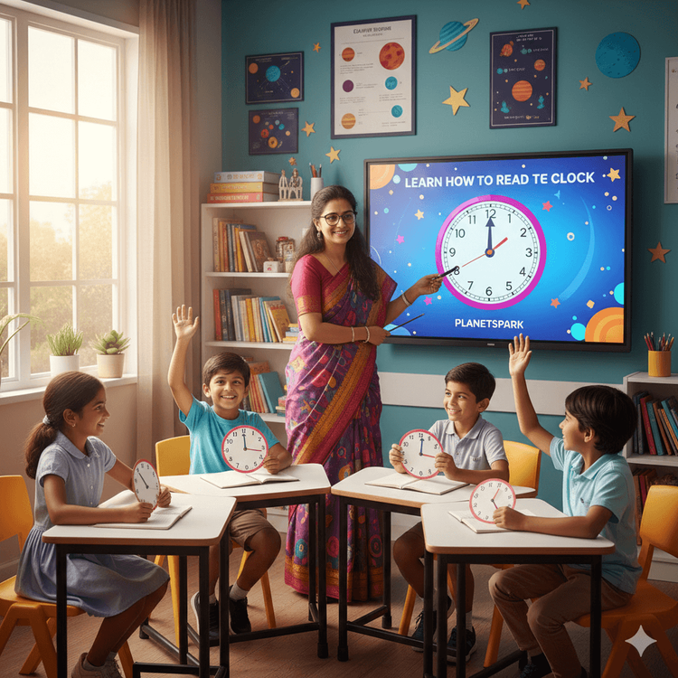 Learn How to Read the Clock at PlanetSpark