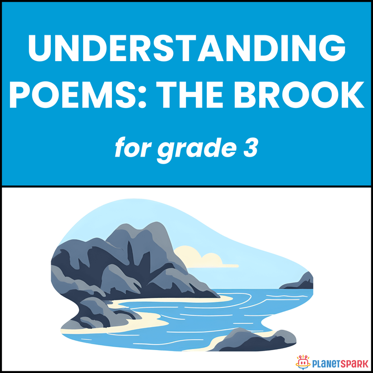 Grade 3 Understanding Poems on The Brook (Tennyson)