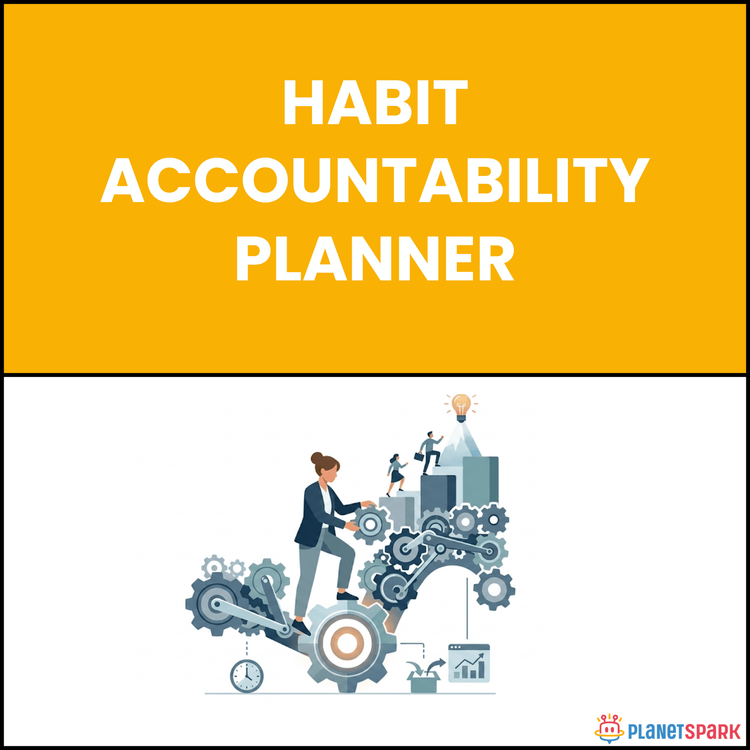 Habit Accountability Planner