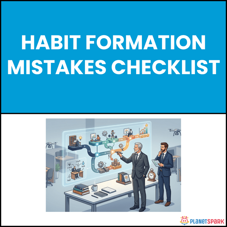 Habit Formation Mistakes Checklist