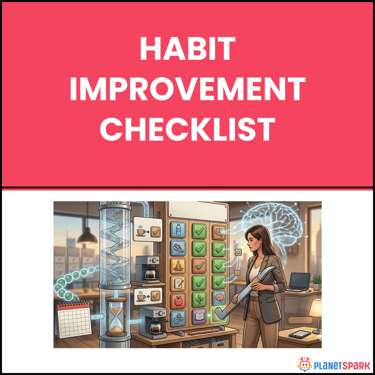 Habit Improvement Checklist