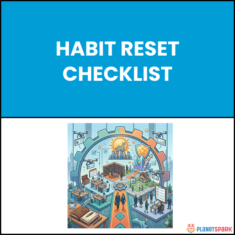 Habit Reset Checklist