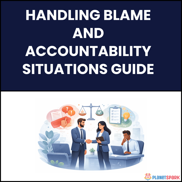 Handling Blame and Accountability Situations Guide