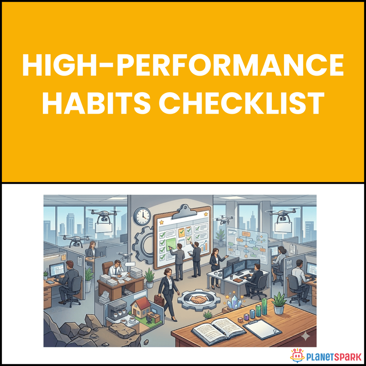 High-Performance Habits Checklist