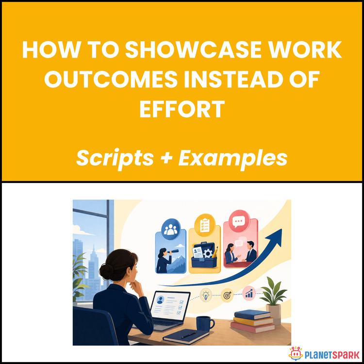 How To Showcase Work Outcomes Instead Of Effort