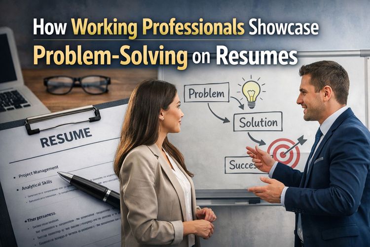How Working Professionals Showcase Problem-Solving on Resumes