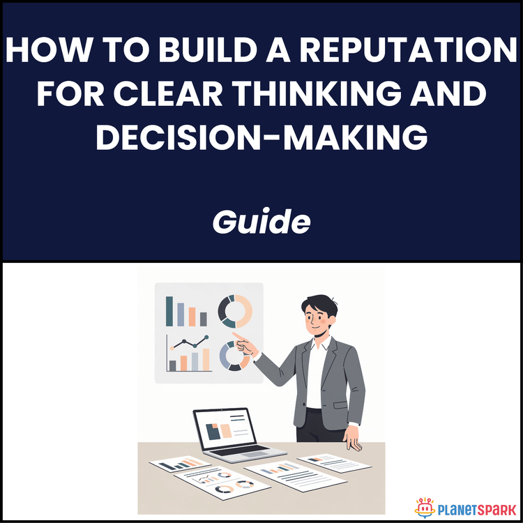 How to Build a Reputation for Clear Thinking and Decision-Making
