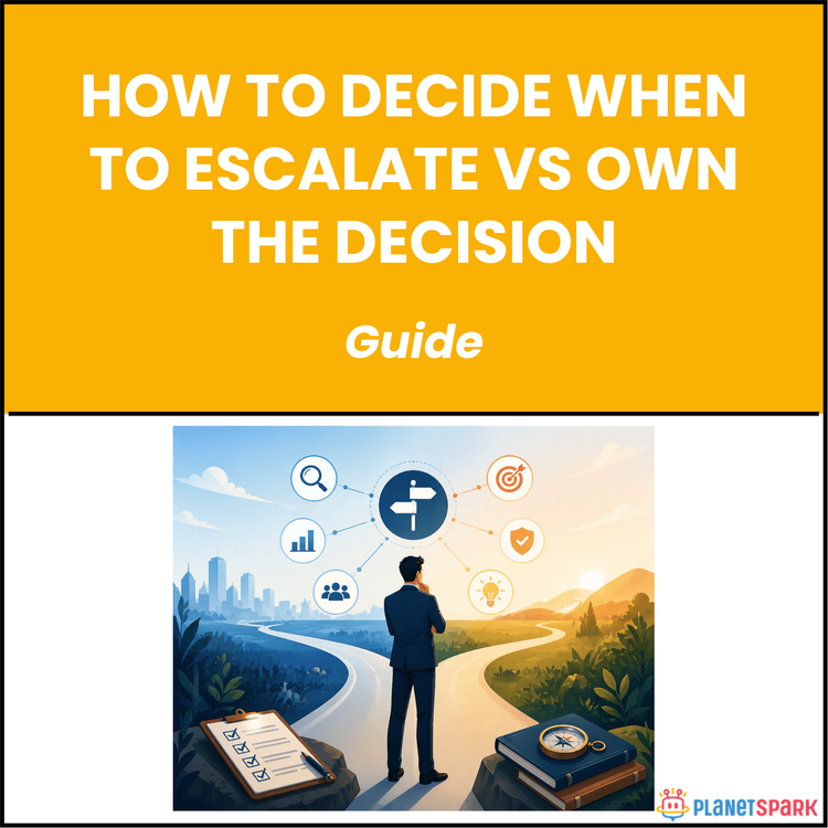 How to Decide When to Escalate vs Own the Decision
