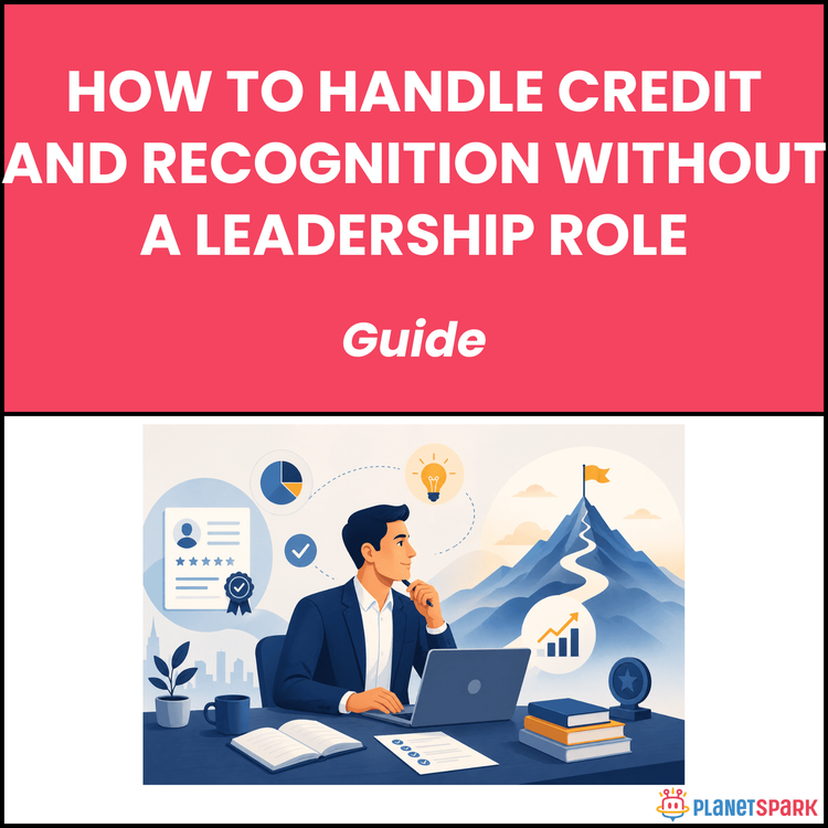 How to Handle Credit and Recognition Without a Leadership Role