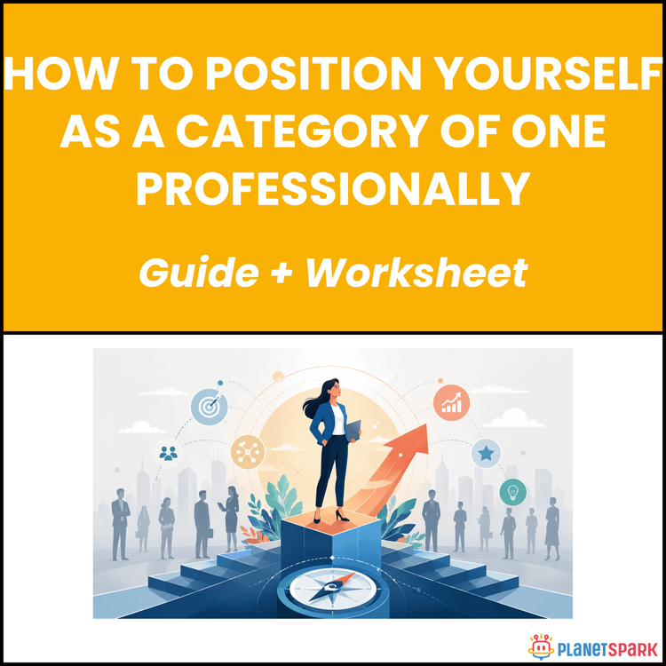 How to Position Yourself as a Category of One Professionally