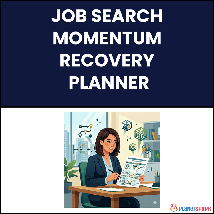 Job Search Momentum Recovery Planner