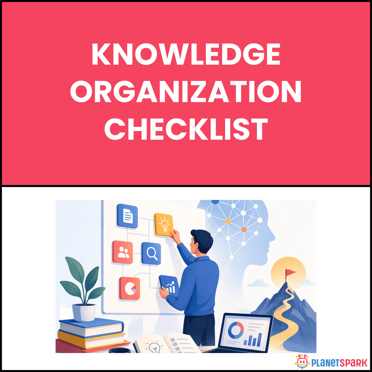 Knowledge Organization Checklist