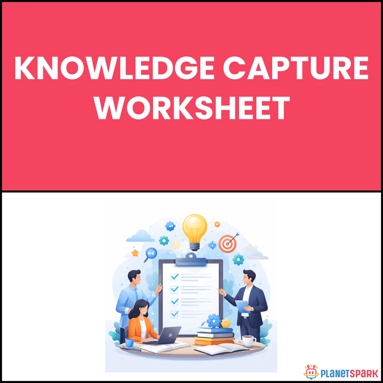 Knowledge Capture Worksheet