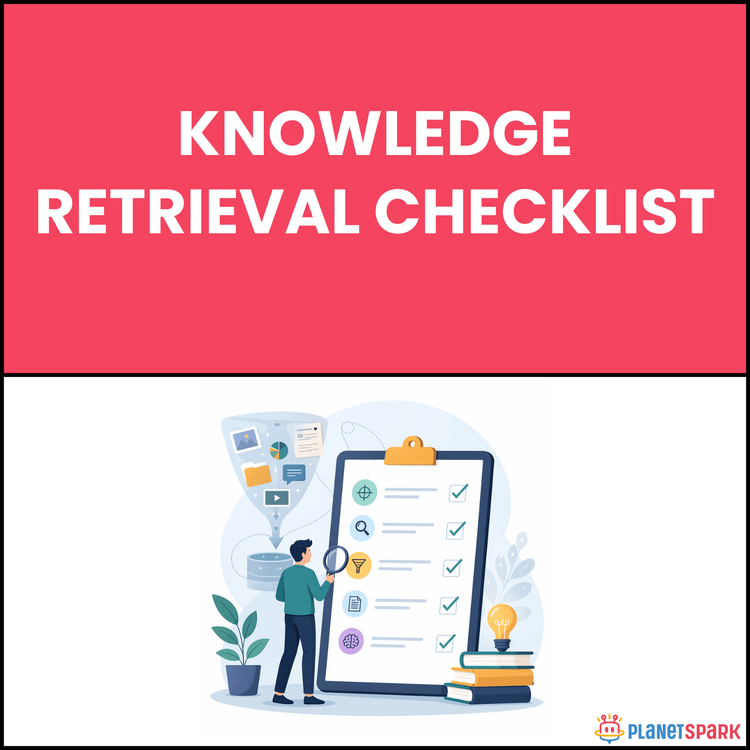 Knowledge Retrieval Checklist