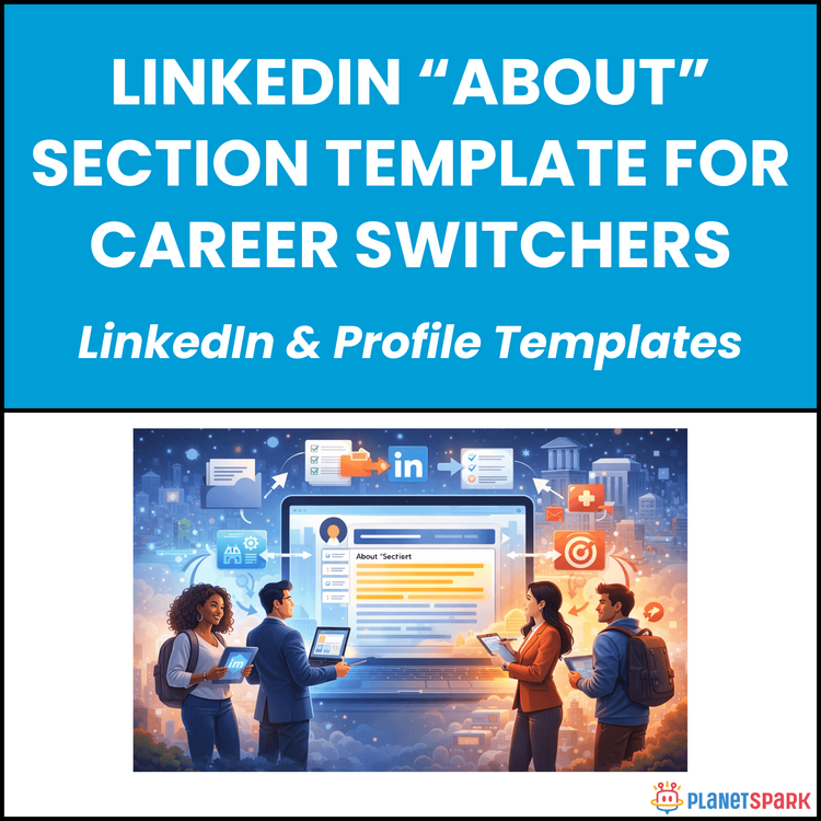 LinkedIn “About” Section Template for Career Switchers