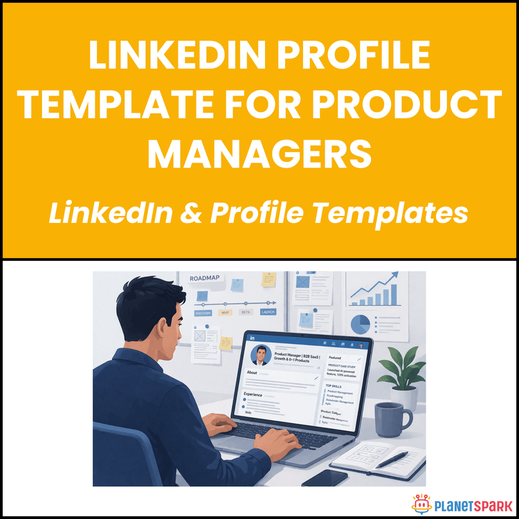 LinkedIn Profile Template for Product Managers