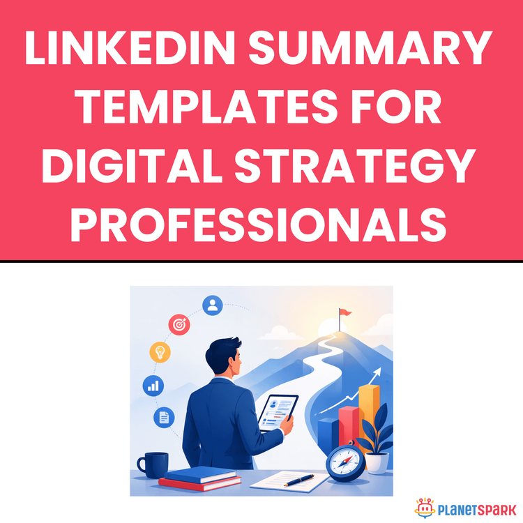 LinkedIn Summary Templates for Digital Strategy Professionals