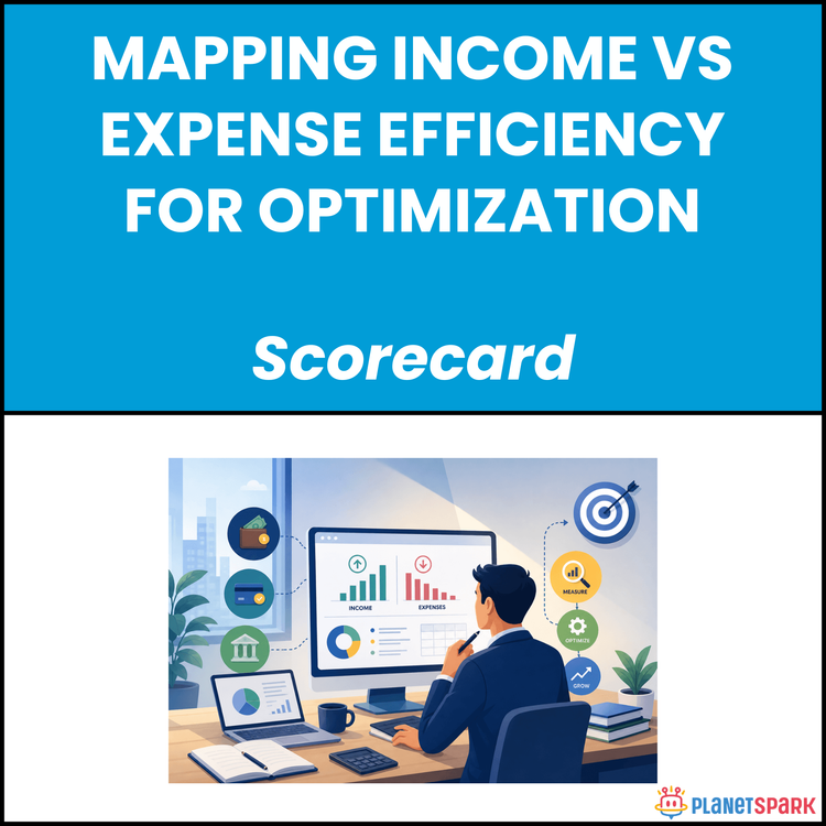 Mapping Income vs Expense Efficiency for Optimization