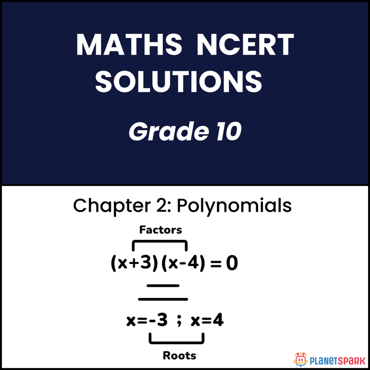 NCERT Solutions for Class 10 Mathematics Chapter 2 Polynomials