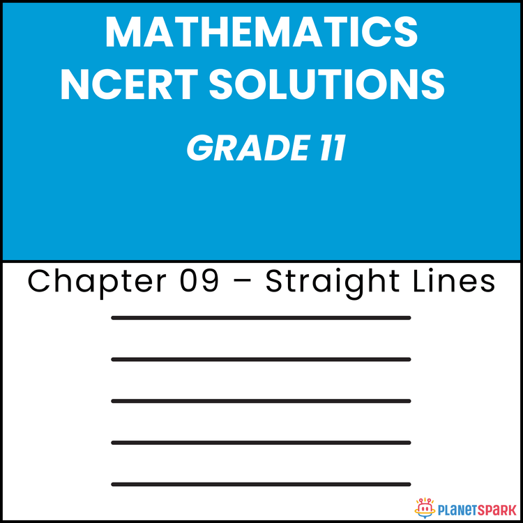 NCERT Solutions for Class 11 Mathematics Chapter 9 Straight Lines