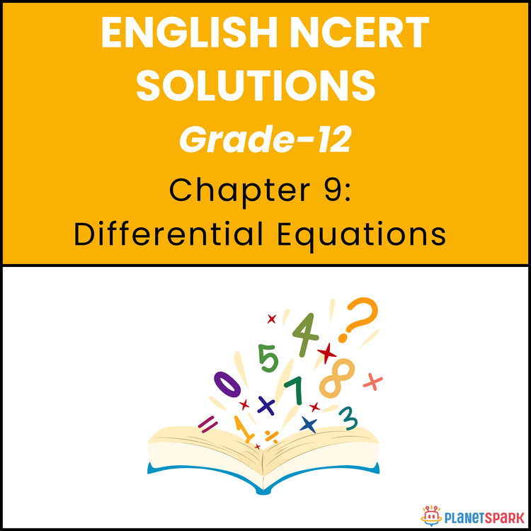 NCERT Solutions for Class 12 Mathematics Chapter 9 Differential Equations