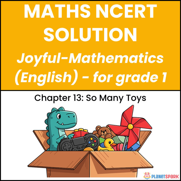 NCERT Solutions for Class 1 Mathematics Chapter 13 So Many Toys
