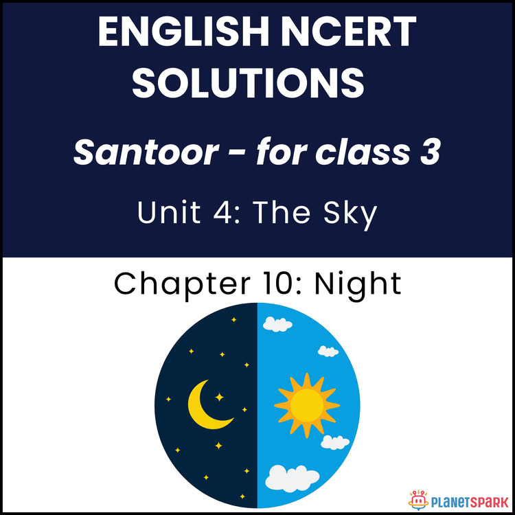 NCERT Solutions for Class 3 English Chapter 10 Night