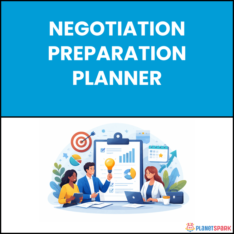 Negotiation Preparation Planner