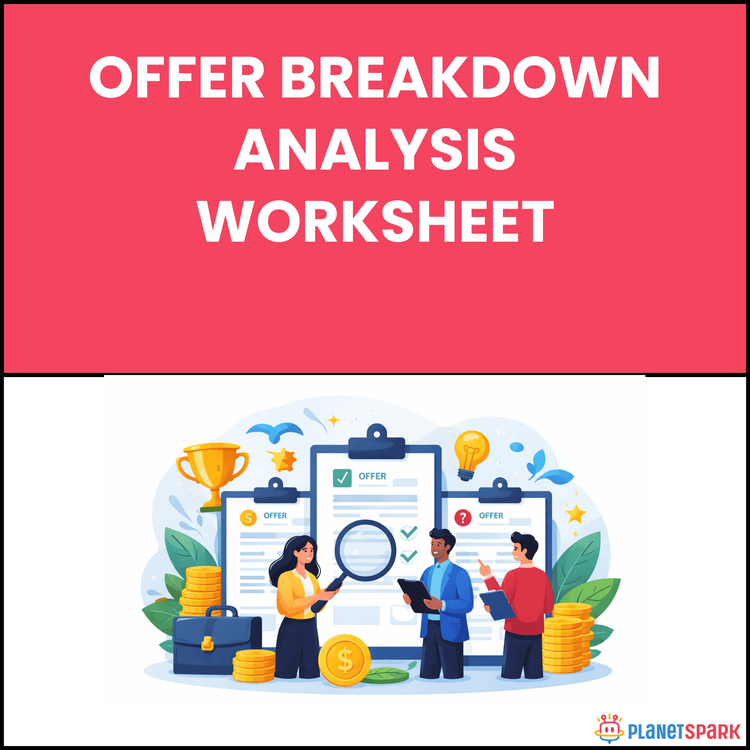 Offer Breakdown Analysis Worksheet
