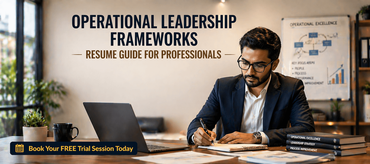 Projects For Operations Leadership Program Operational Leadership Frameworks Resume Guide for Professionals