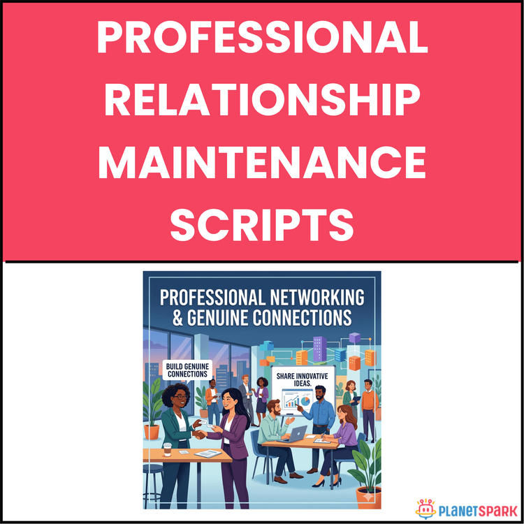 Professional Relationship Maintenance Scripts
