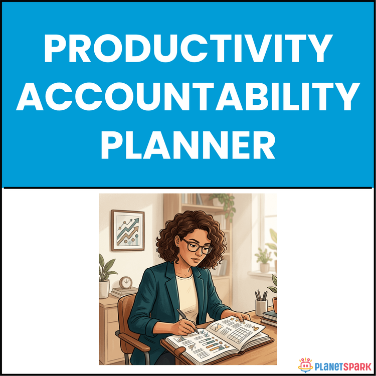 Productivity Accountability Planner