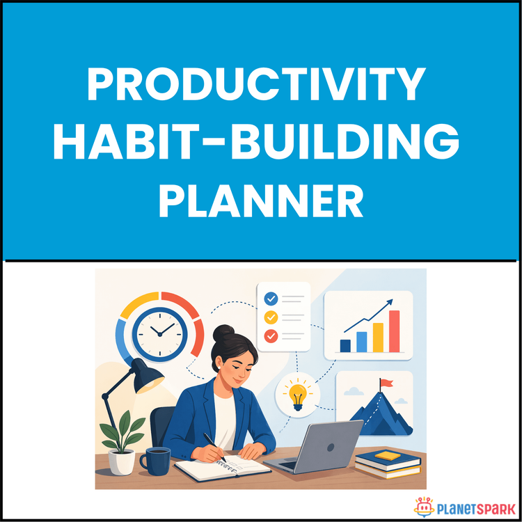 Productivity Habit-Building Planner