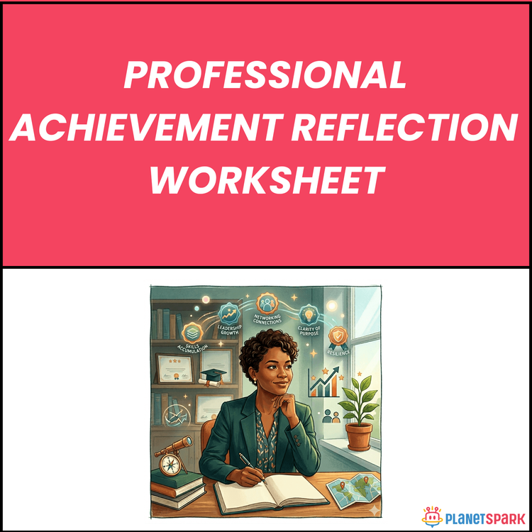 Professional Achievement Reflection Worksheet