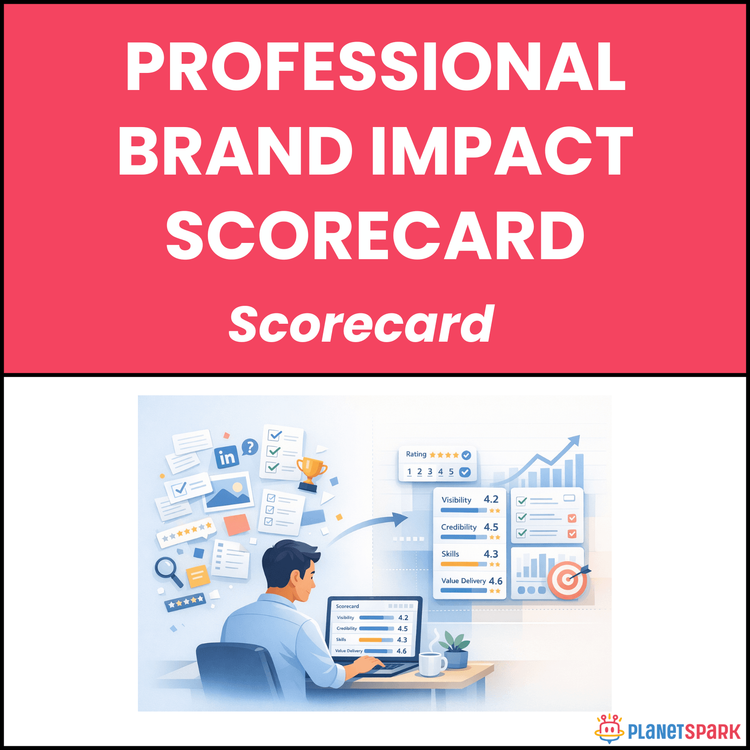 Professional Brand Impact Scorecard | PlanetSpark