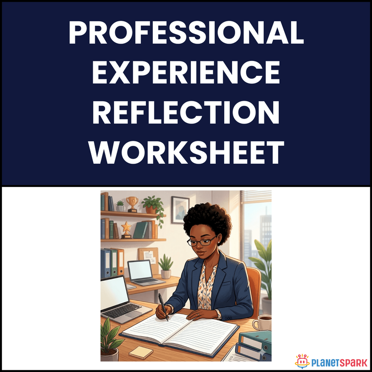 Work Experience Reflection Worksheet.pdf Professional Experience Reflection Worksheet | PlanetSpark