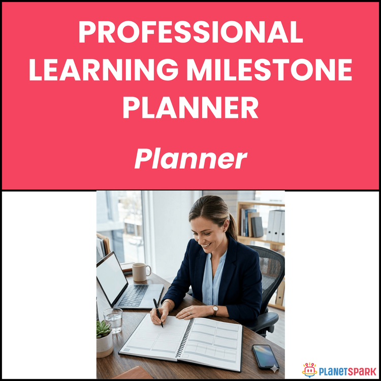 Professional Learning Milestone Planner