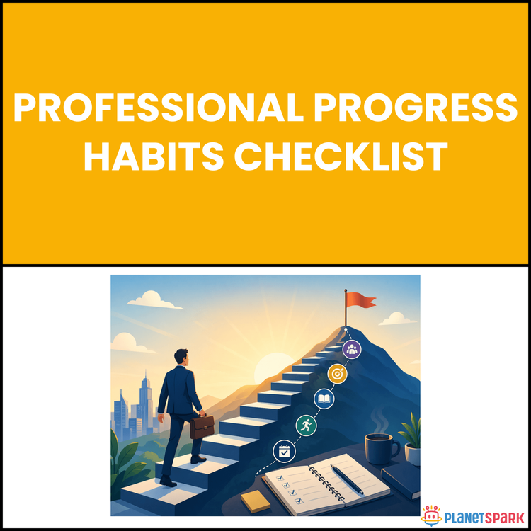 Professional Progress Habits Checklist