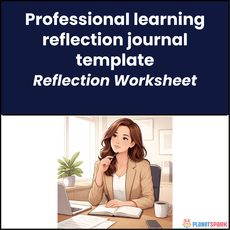 Professional Learning Reflection Journal Template | PlanetSpark
